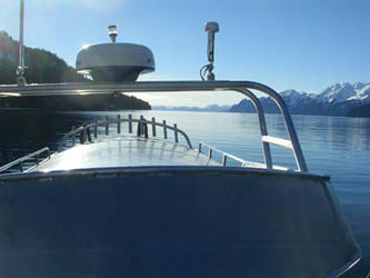 Looking Sternward Into Resurrection Bay